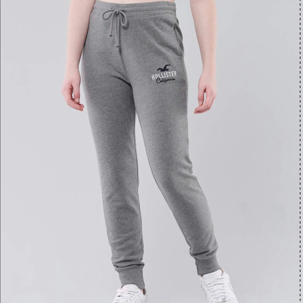 New Hollister Joggers- grey, small